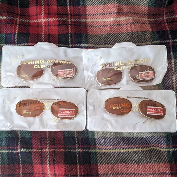 Spring - action clip-on sunglasses polarized UV 400 50mm - Picture 4 of 4